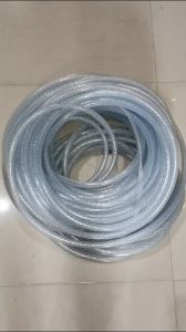 SELANG AIR SERAT BENANG BIRU 5/8 INCH / SELANG BENING TRANSPARAN / SELANG NYLON METERAN