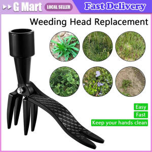 Standing Weeding Head Replacement Claw Foot Pedal Weed Puller Stand Up Garden Digger Weeder Solo Root Remover(No stick)