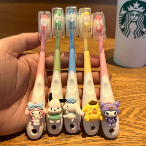 Cute Childrens Toothbrush Soft Bristle Cartoon Cotton Candy Dog Ultraman Beginner Kids Toothbrush Oral Care Small Head Brush