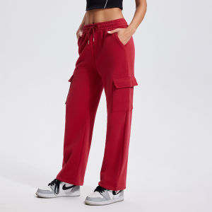 COSLEAF | Womens High Waist Straight Leg Training Pants