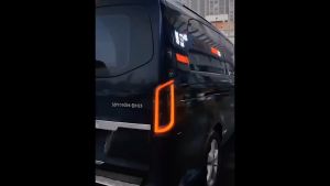 Mercedes Benz V Class W447 Vito V260 2016 - 2020 Dynamic Tail Lamp With Signal Running ( Smoke + Red Line )