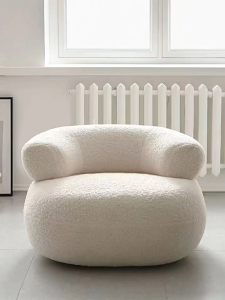 Caterpillar Low Stool Lambskin Small Stool Cotman chair Entrance to the shoe Low shoe bench