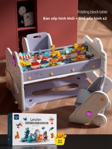 Lechin | Bàn Xếp Chữ Đựng Khối Xây Dựng Giáo Dục Cho Trẻ Em