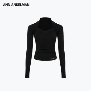 ANN ANDELMAN | Lace Trimmed Fitted T-Shirt