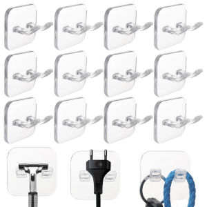 【On Sale】5Pcs Home Kitchen Cable Holder Electric Wire Data Line Retention Clips Storage Organizer Hook