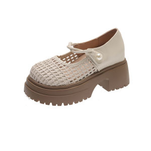 DINGMUYI | Platform Heel Increase Light Breathable Women Sandals 9CM