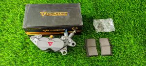 kaliper caliper cakram tracktion traktion doble kampas 4 p axial big pot 4p pengeriman pengereman cakram depan pnp honda grand supra c70 astrea fiz r rx king aerox vario 125 150 scoopy beat satria fu universal sesuai breket nya