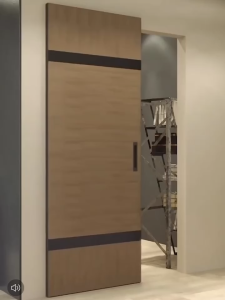 Invisible Sliding Door Track Floating Back Hidden Rail Soft Close for Barn Doors