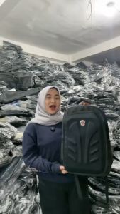 Tas Ransel Laptop Backpack Emboss Keren Tas Gendong Pria Ransel Sekolah Murah - PG 31