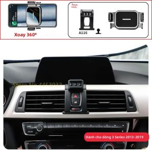 Giá Đỡ Điện Thoại Trên Ô Tô BMW F30 F31 3 Series 2013-2019 Xoay Được Gắn Cửa Gió Thao Tác Một Tay Phụ Kiện Dành Cho 1 Chiếc