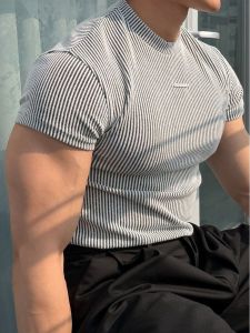 SUOSHE | Extra Large Men T-Shirt for Fitness and Sports with Elastic