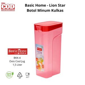 Botol Minum Kulkas 1.5 Liter | Basic Home Lion Star BKK-4 Oxio Cool Jug 1500 ml