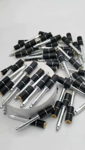 BABEDUO Injection Packer Grouting Aluminium Alloy 10x100mm Highly Durable Concrete Leakage Building Crack Repair 200pcs Sealing needle