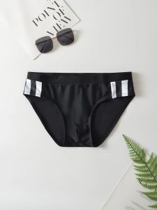 Quần Bơi Tam Giác Nhanh Khô In Họa Tiết Đơn Sắc Dành Cho Nam Chất Liệu Nylon Dệt Kim Thích Hợp Cho Hồ Bơi Và Bãi Biển