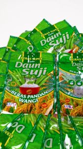 100 Pcs Plastik Kemasan Beras 1 Kg Daun Suji / Rojo Lele / Rinjani Sablon Printing Premium Laminasi