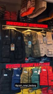 ROMPI DRILL REFLEKTOR SAFETY M L XL / Vest Lapangan Kerja K3 Murah