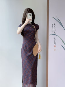 Retro Chinese Style Cheongsam Dress Summer