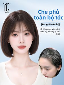 Đầu Giả Trắng Toàn Bộ Hằng Ngày Thoáng Khí Tự Nhiên