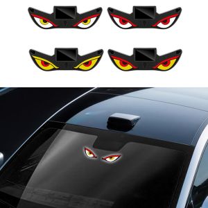 Sseetal xe Đèn Led Cảnh Báo Nhiều chế độ mắt quỷ ánh sáng môi trường Núm hút cao su sử dụng năng lượng mặt trời bầu không khí Đèn trang trí