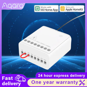 Aqara | Aqara Zigbee 2 Way Control Module 10A 2500W Wireless Relay Switch Smart Home Support Mi Home HomeKit Remote Control