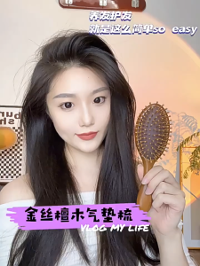 MLADEN Sandalwood Air Cushion Comb Massage Comb Salon Hair Brush Long Hair Hairdressing 按摩梳