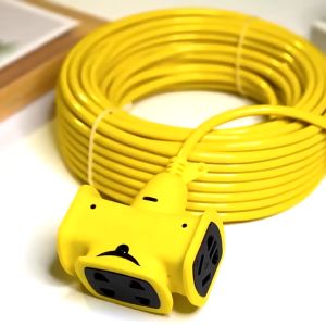 Extension Cord Socket With Cable Extra-long Plug-in Strip 10 20 30 Meters Extension Wire Kabel Sambungan Multi Fungsi