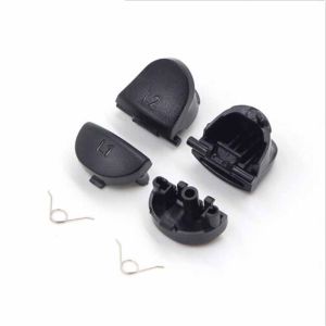 JCD For PS4 JDM-001 / 011 Controller L1 R1 L2 R2 Trigger Buttons 3D Analog Stick + Conductive Rubber Button Screwdriver Kit