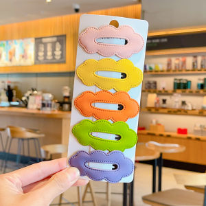 Colorful Childrens Hair Clips Princess Style No Damage Candy Color Cute Front Bangs BB Clips Female Kids Hair Accessories