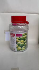 Toples Kaca Untuk Asinan Merek Minowa Tutup Drat Ukuran 5/8/10 Liter