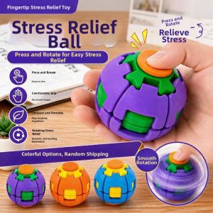 JIFANPAUL | Relaxing Fidget Toy Portable Stress Relief Finger Spinner