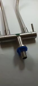 Vòi nước rửa chén 2 đầu lạnh inox 304