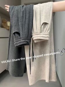 Spring Autumn High Waist Straight Leg Loose Fitting Casual Pants Womens Wide Leg Pants Casual Trousers for Ladies