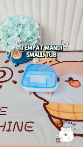 Hamtoro Small Tub Tempat Mandi Anak Hamster Kecil Roborovski
