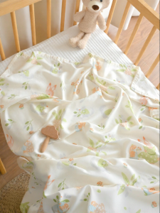 ANYOUBI | Sweat Absorption Breathable Bamboo Cotton Double Layer Gauze Bedsheet