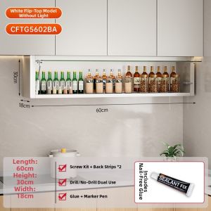 Wall Mount No Drill Spice Rack