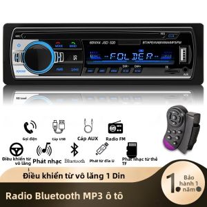 1 DIN Radio Stereo Player Bluetooth MP3 60Wx4 FM Âm Thanh Âm Nhạc USB/SD Đầu Vào Aux Trong Bảng Điều Khiển Với Màn Hình Kỹ Thuật Số Của Hippcron