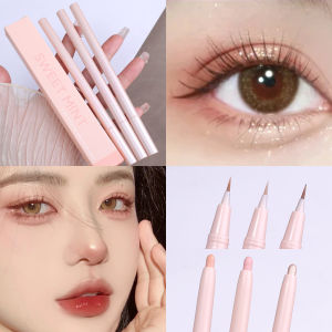 Shiny Double-ended Lying Silkworm Pencil Natural 2-in-1 Highlighting Eyeshadow Pen Waterproof Liquid Lower Eyelid Liner Pen