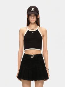 SMFK | Retro Cross Summer Stylish Halter Fitting Vest