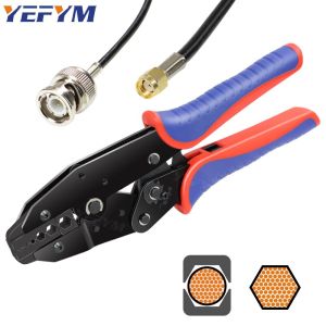 Coaxial Cable Crimping Pliers YF-05H YF Series For SMA/BNC RG58 59 62 1748 11 188 233 Repair Connection Tools YEFYM