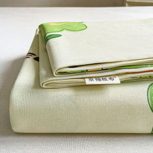 New Thick Machine Washable Pure Cotton Bed Sheet Set Double