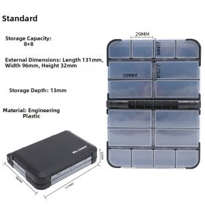 Lure Box Large Portable Multifunctional Dual Layer