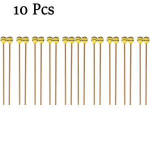 IRIN | IRIN 1/2/5/10 Pair Marimba Mallets Drumsticks With Beech Handle Percussion Glockenspiel Bell Xylophone Drumsticks Marimba Parts