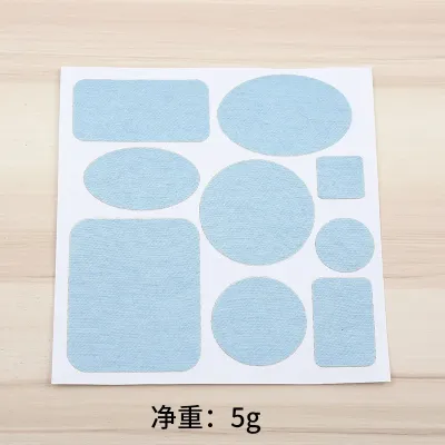 9pc Self-adhesive Denim Patches for Clothes DIY Stripes Iron on Appliques Jeans Pants Elbow Knee Clothing Stickers Badge Diy Cut