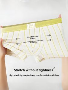 miiow | Pure Cotton Childrens Underwear Teenage Growth Period Flat Angle Pants Comfortable Breathable Boys Boxer Shorts All Seasons