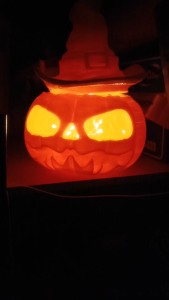 Enchanted Wizard Pumpkin – Spooky Halloween Decor with a Magical Twist!