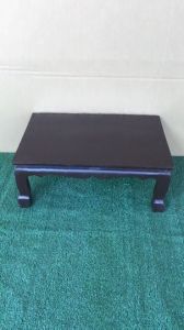 ฐานโต๊ะหมู่บูชา หมู่ 7 หน้า 4 สีโอ๊ค ไม้สัก กว้าง 34 ซม. ยาว 48 ซม. สูง 17 ซม.