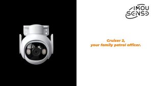 CCTV Imou Cruiser2 (5MP) 3K Wireless Wi-Fi Pantilt IP Outdoor Weatherproof Two Way Talk Full Color CCTV Camera