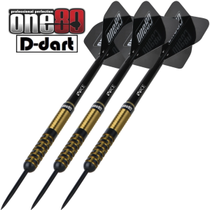 ONE80 STEEL TIP DART - 22G/24G THE STINGER 90% Tungsten Signature Dart Set Original Steel Darts
