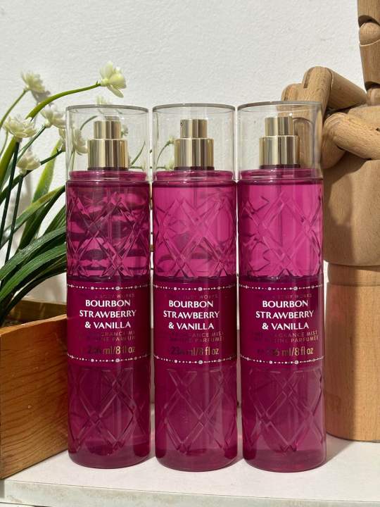 Bath Body Works Bourbon Strawberry Vanilla Fragrance Mist