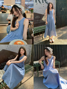 Mixd | New Elegant Sleeveless Womens Dress Blue